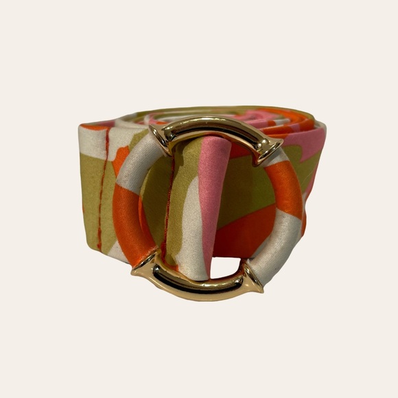 J Crew Abstract Pattern Design Belt S/M